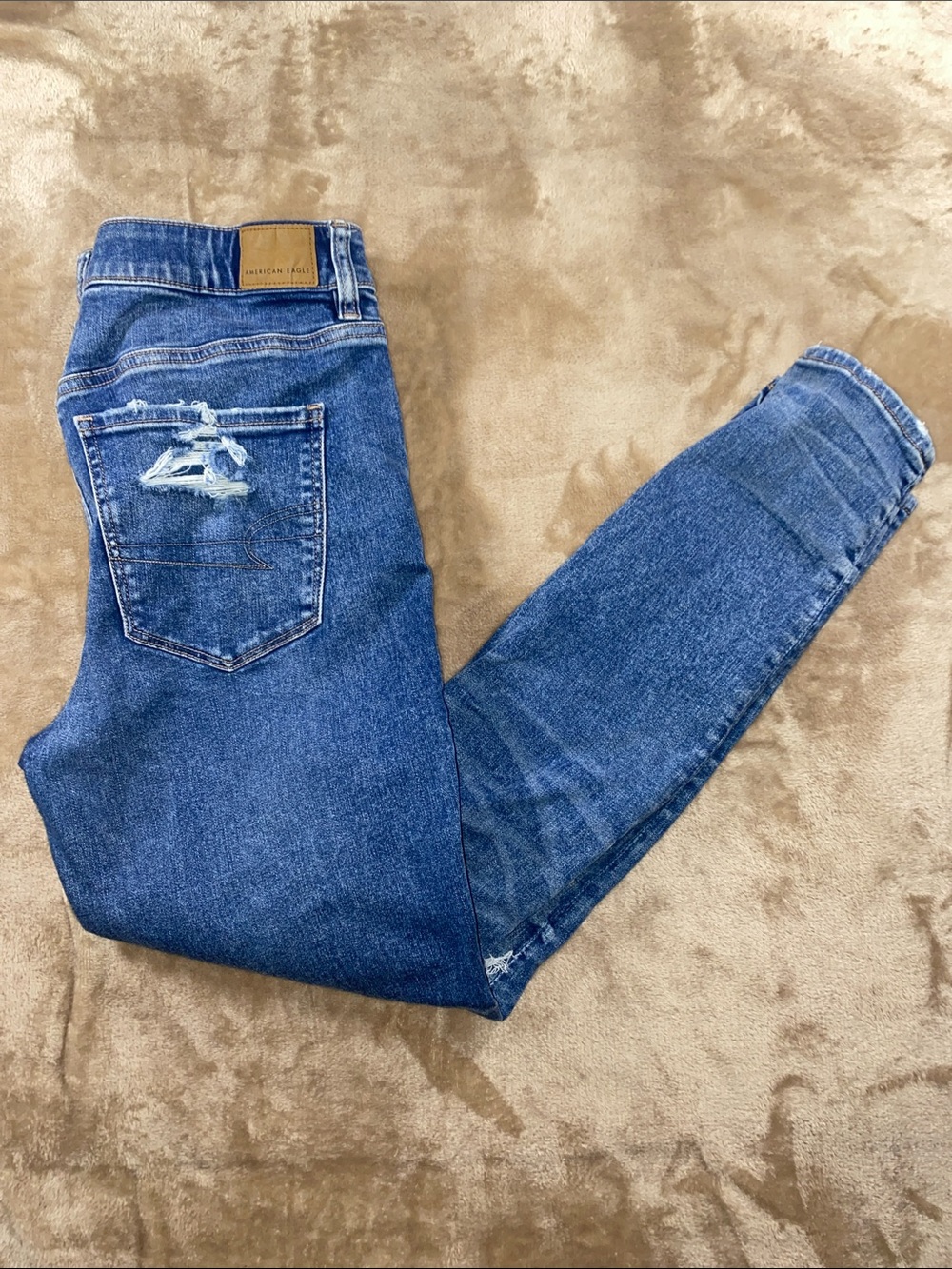 American Eagle Outfitters Women's Skinny Jeans high rise - Denim Blue